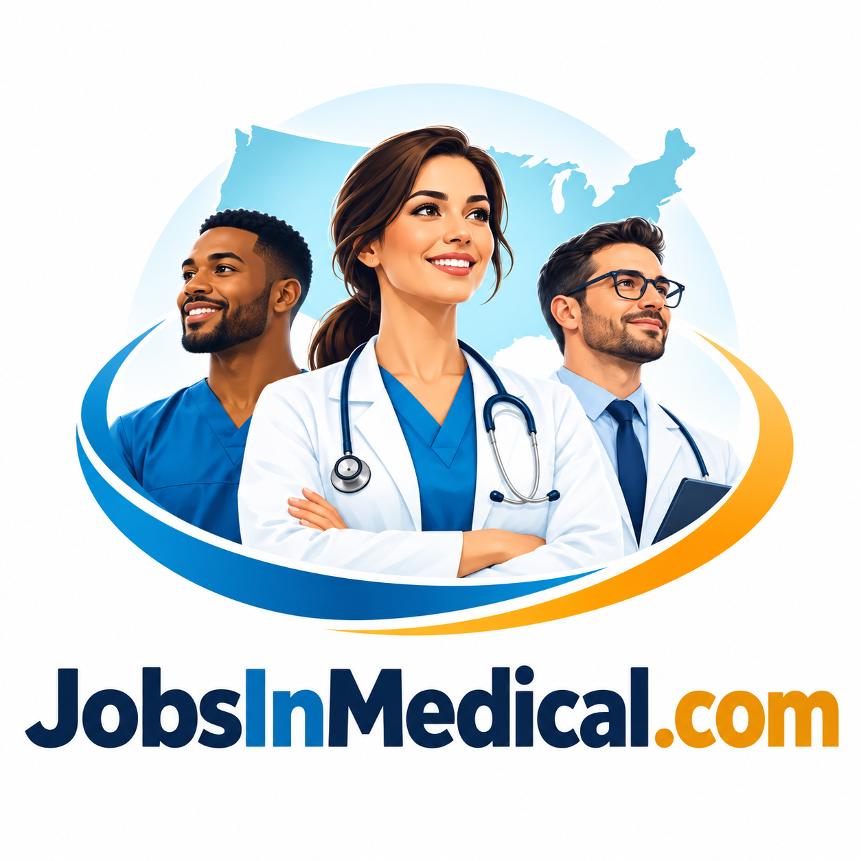 JobsInMedical.com domain name artwork